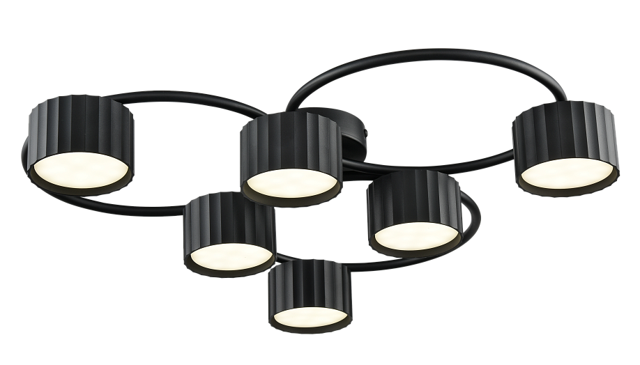 Люстра потолочная в гостиную в современном стиле