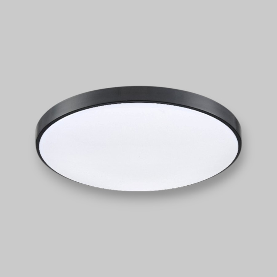 Потолочный светильник круглый PP-2818 Black 6000K