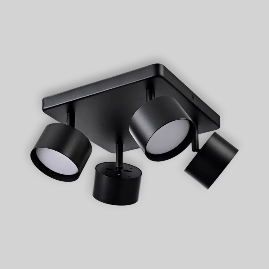 Светильник спот PP-104Q BLACK