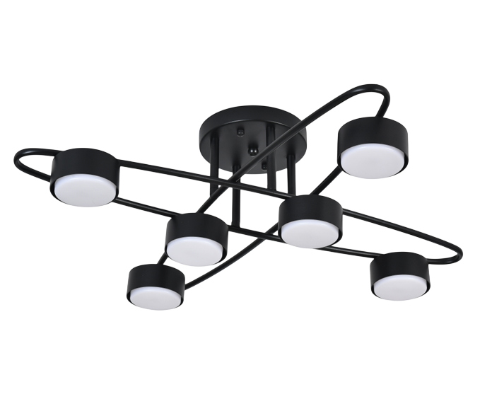 Потолочная люстра PP-6658/6 черная