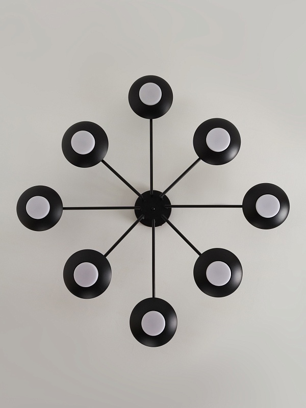 Потолочная люстра PP-53114-8-black