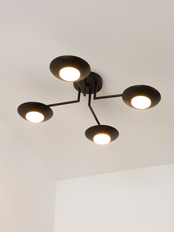 Потолочная люстра PP-53114-4-black