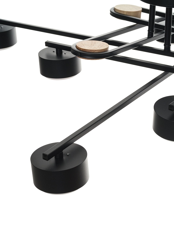 Потолочная люстра PP-4498/8 черная