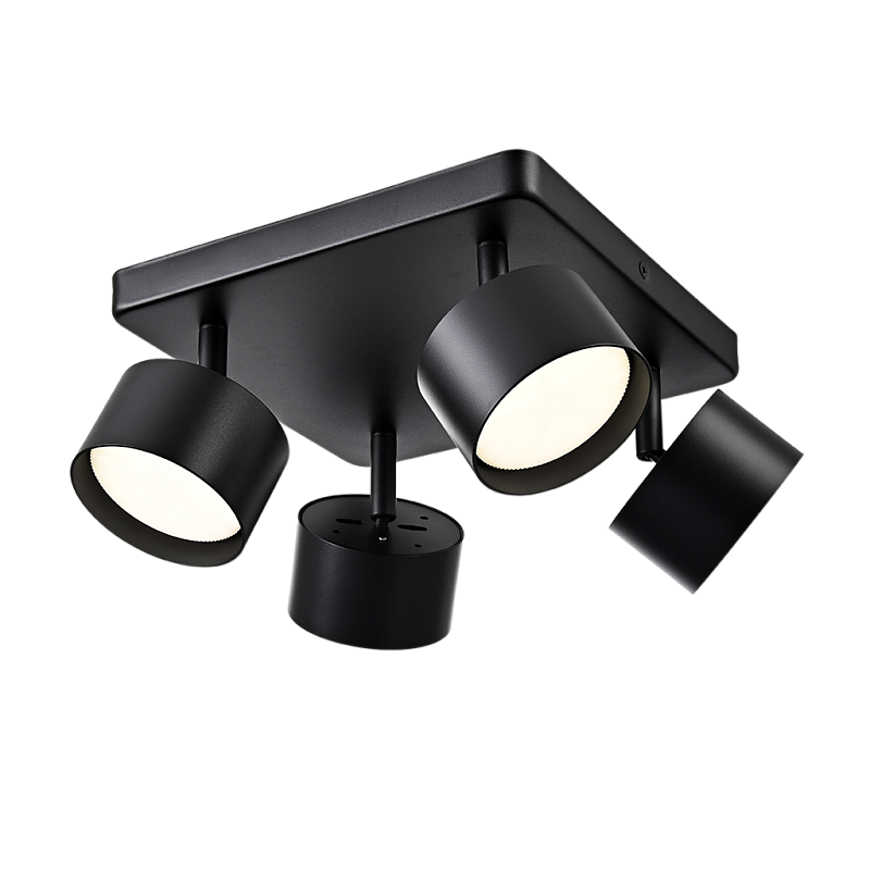 Светильник спот PP-104Q BLACK