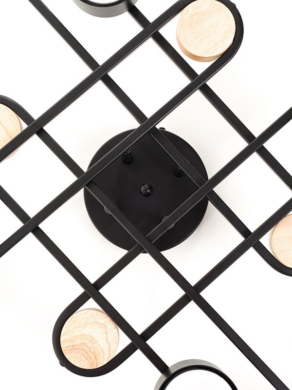 Потолочная люстра PP-4498/8 черная