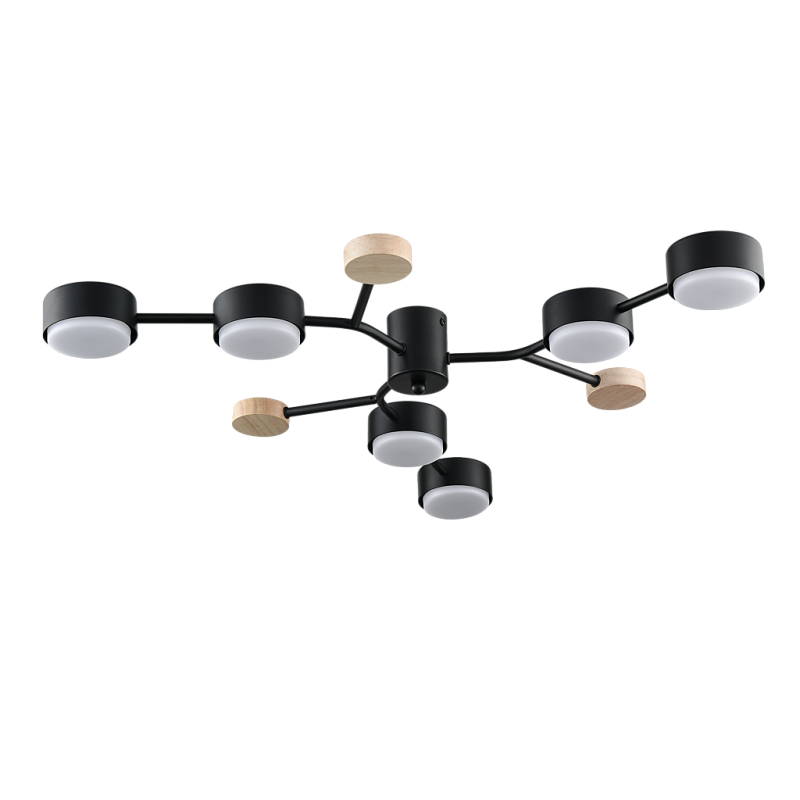 Потолочная люстра PP-6713/6 черная