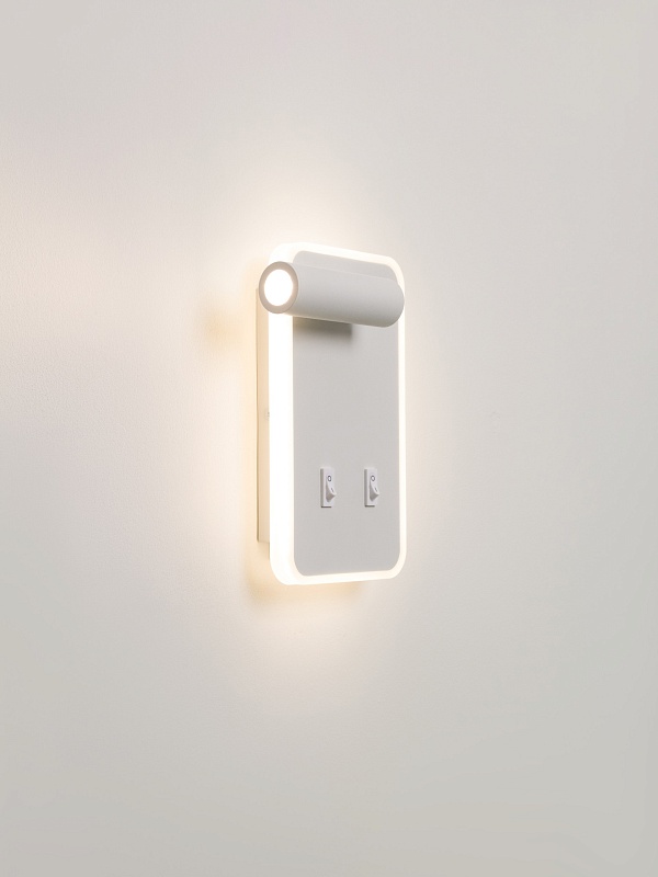 Светильник светодиодный бра PP-1819 WH