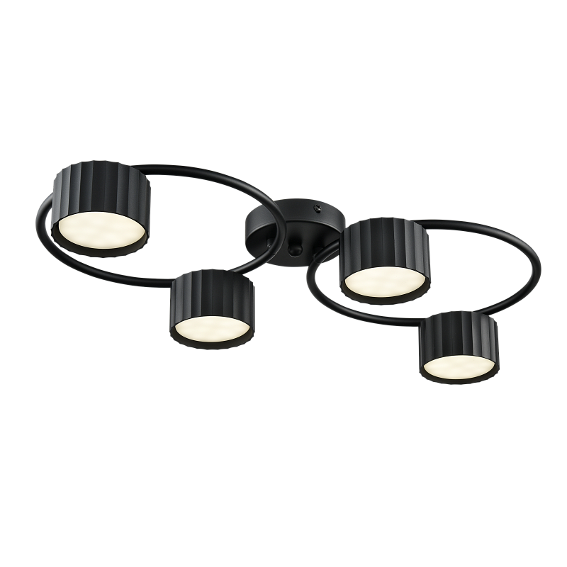 Потолочная люстра PP-6832/4 черная