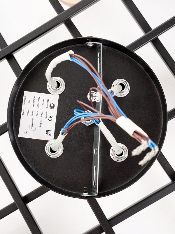 Потолочная люстра PP-4498/8 черная