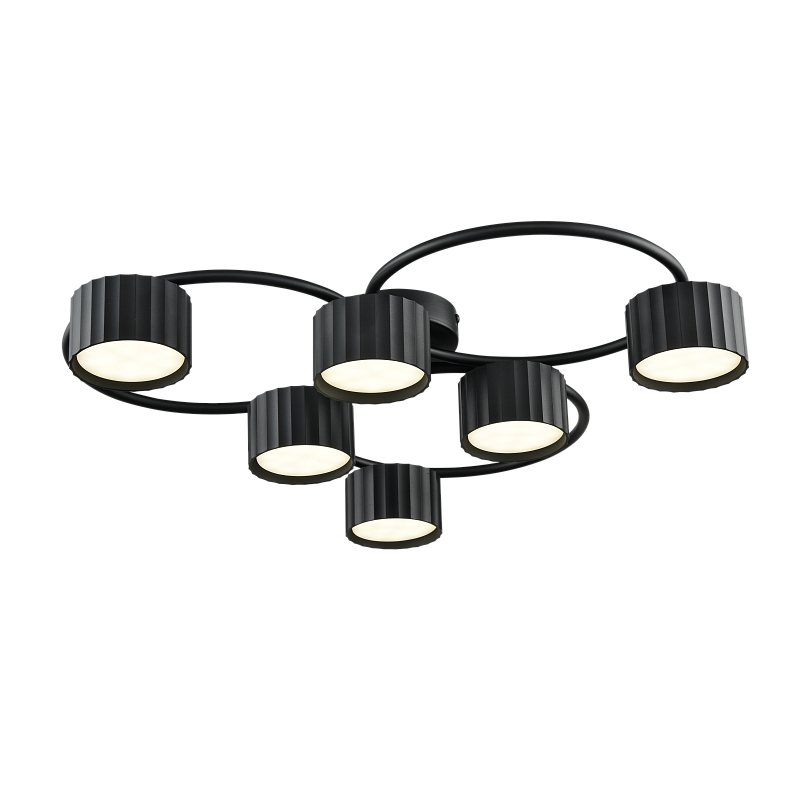 Потолочная люстра PP-6832/6 черная