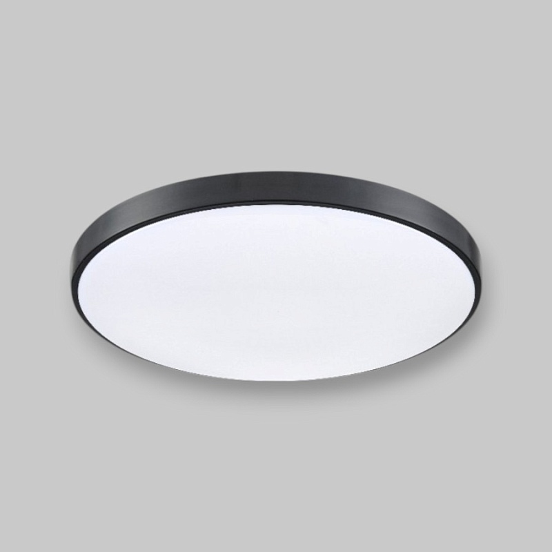 Потолочный светильник круглый PP-2818 Black 6000K