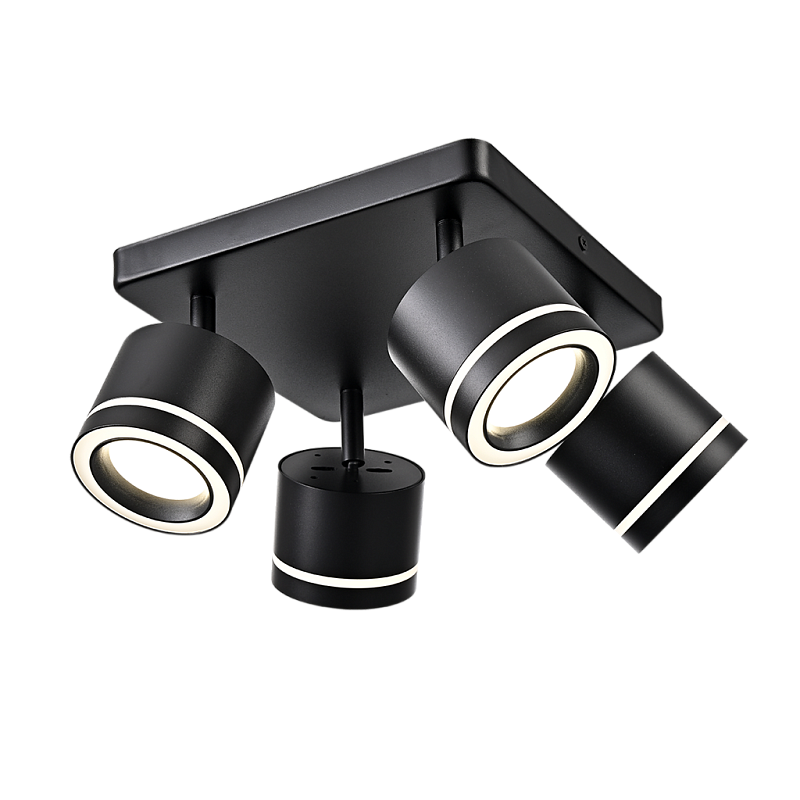 Светильник спот PP-204Q BLACK
