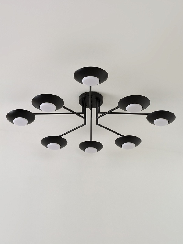 Потолочная люстра PP-53114-8-black