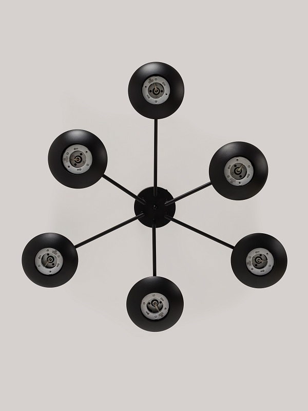 Потолочная люстра PP-53114-6-black