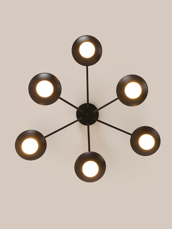 Потолочная люстра PP-53114-6-black