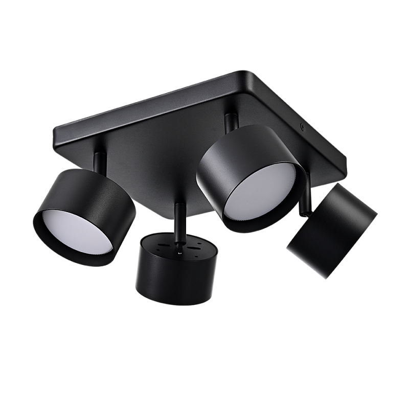 Светильник спот PP-104Q BLACK