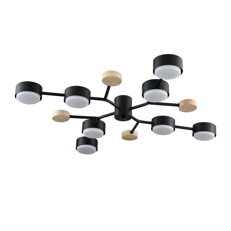 Потолочная люстра PP-6713/8 черная