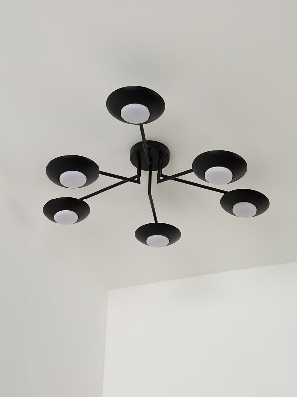 Потолочная люстра PP-53114-6-black