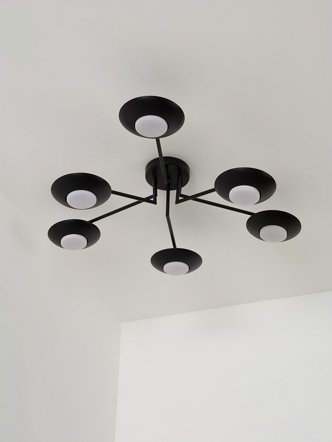 Потолочная люстра PP-53114-6-black