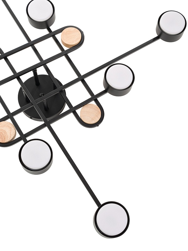 Потолочная люстра PP-4498/8 черная