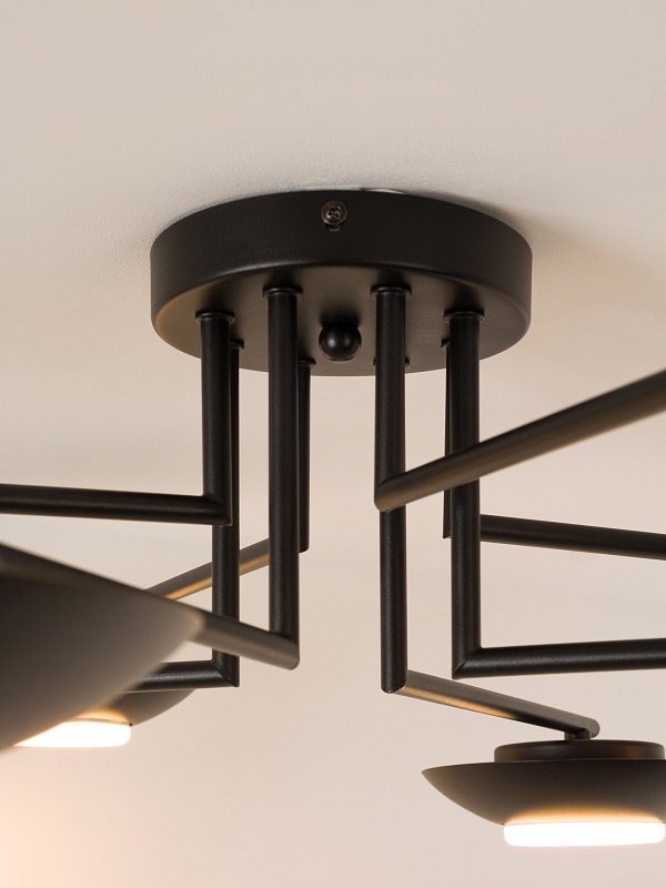 Потолочная люстра PP-53114-8-black